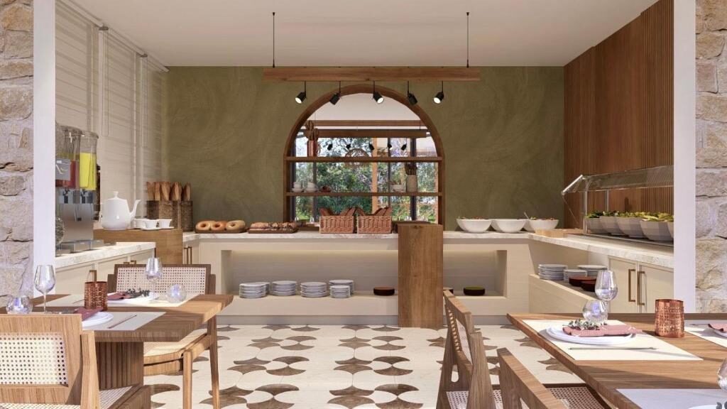 Breakfast area at Eman Resort